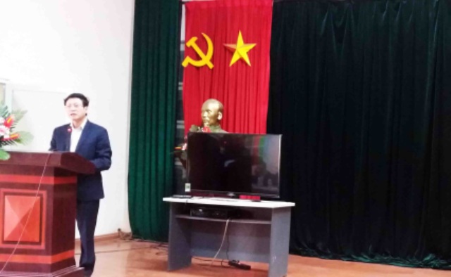Bí thư Đảng ủy, Tổng Cục trưởng Đỗ Cảnh Dương, phát biểu chỉ đạo tại Hội nghị