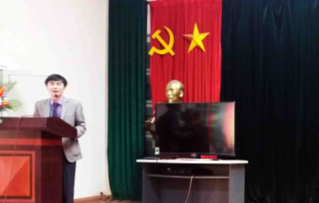 Bí thư đảng uỷ, Liên đoàn trưởng Vũ Quang Lân phát biểu triển khai nhiệm vụ trọng tâm của Liên đoàn trong năm 2017