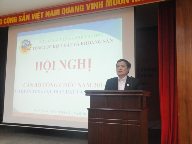 Bí thư Đảng ủy, Tổng Cục trưởng Nguyễn Văn Thuấn phát biểu chỉ đạo Hội nghị 